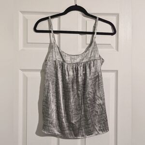 New York & Co. Silky Silver Top